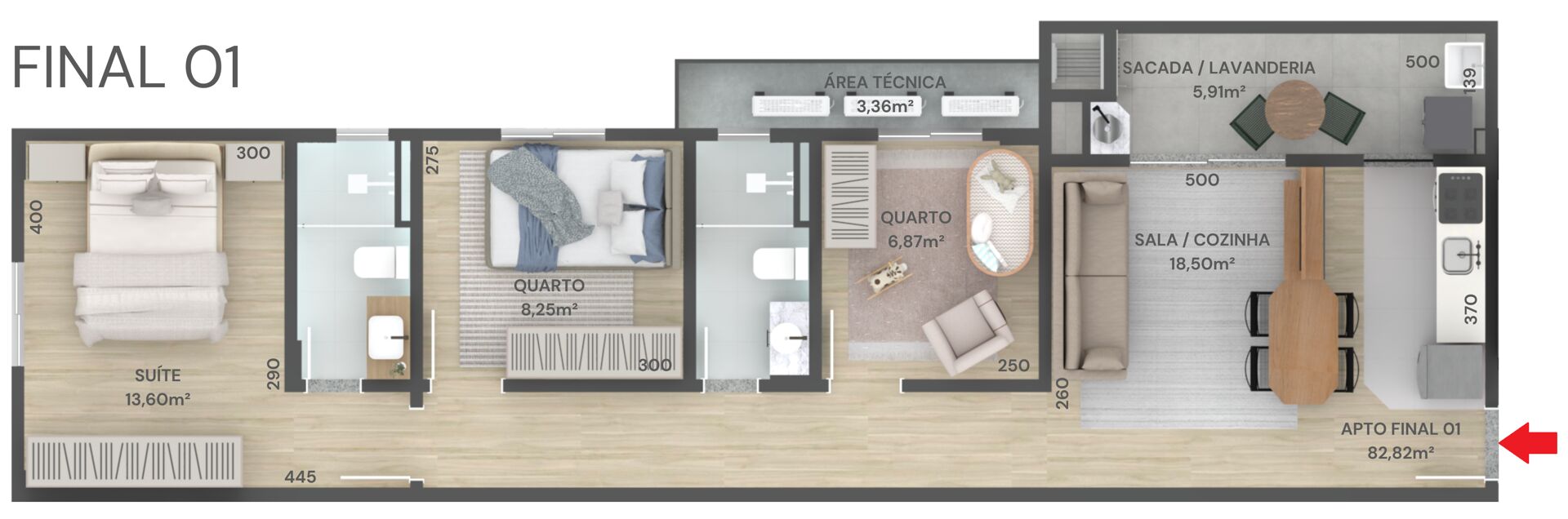 Apartamento à venda com 3 quartos, 83m² - Foto 13