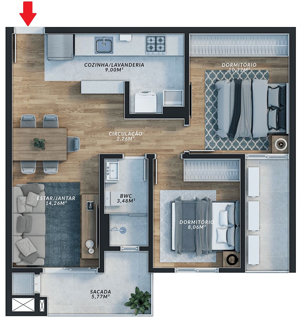 Apartamento à venda com 2 quartos, 53m² - Foto 16