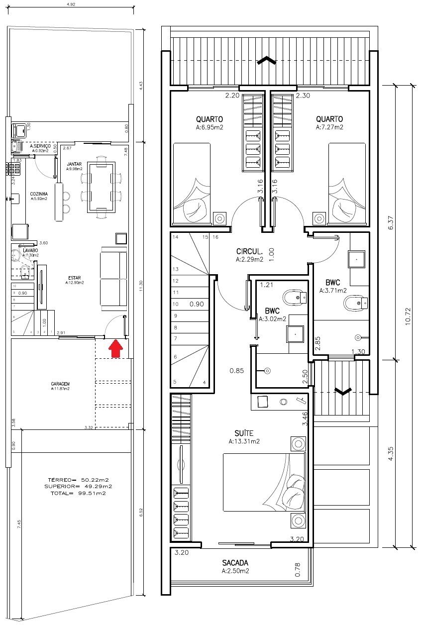 Sobrado à venda com 3 quartos, 100m² - Foto 15