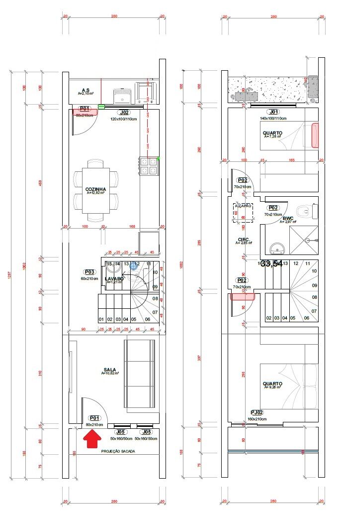 Sobrado à venda com 2 quartos, 64m² - Foto 6