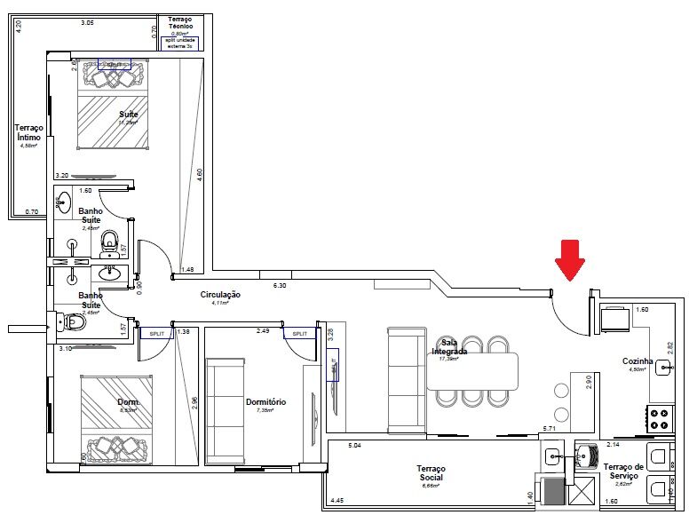 Apartamento à venda com 3 quartos, 83m² - Foto 17