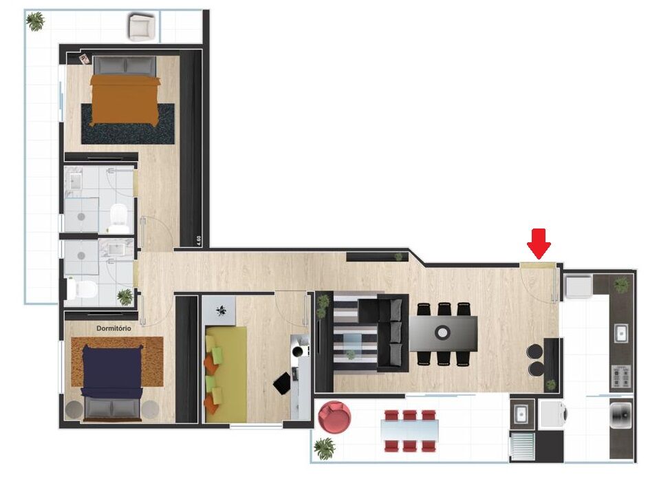 Apartamento à venda com 3 quartos, 83m² - Foto 16