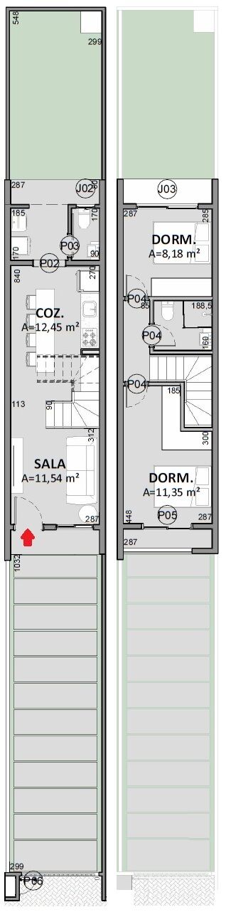 Sobrado, 2 quartos, 70 m² - Foto 9