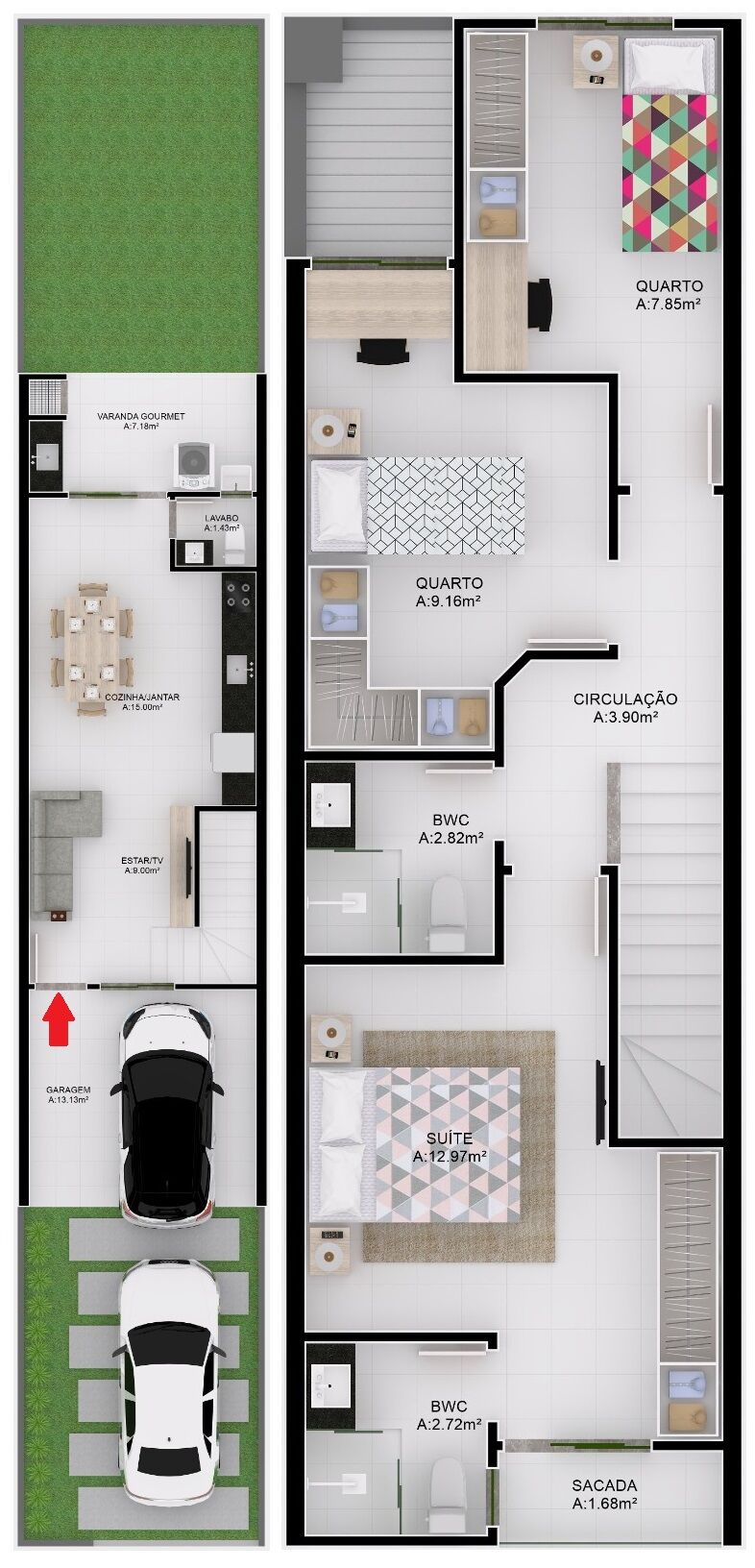 Sobrado à venda com 3 quartos, 104m² - Foto 16