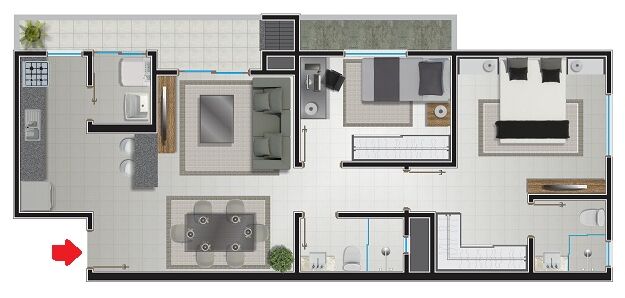 Apartamento à venda com 2 quartos, 71m² - Foto 16