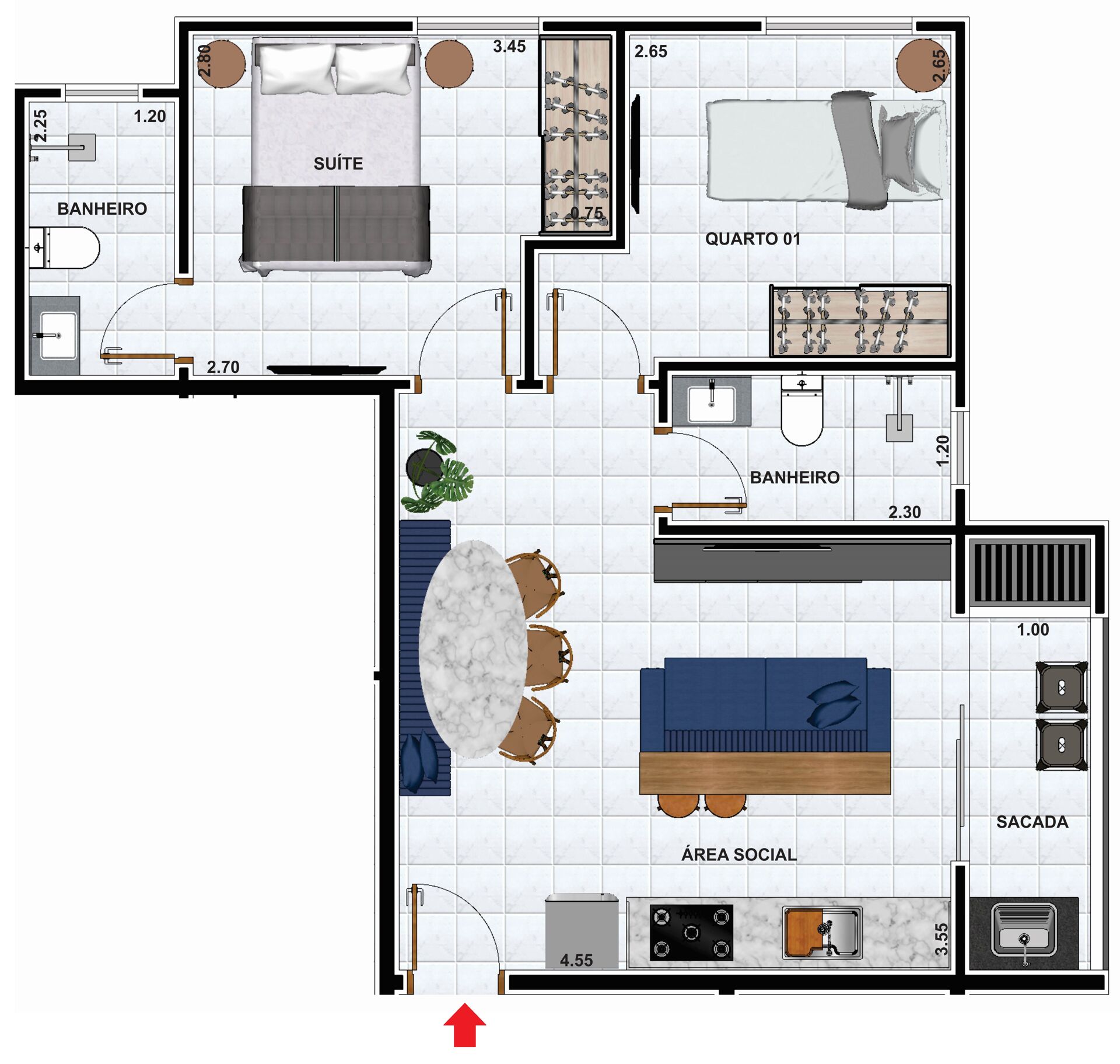 Apartamento à venda com 2 quartos, 51m² - Foto 13