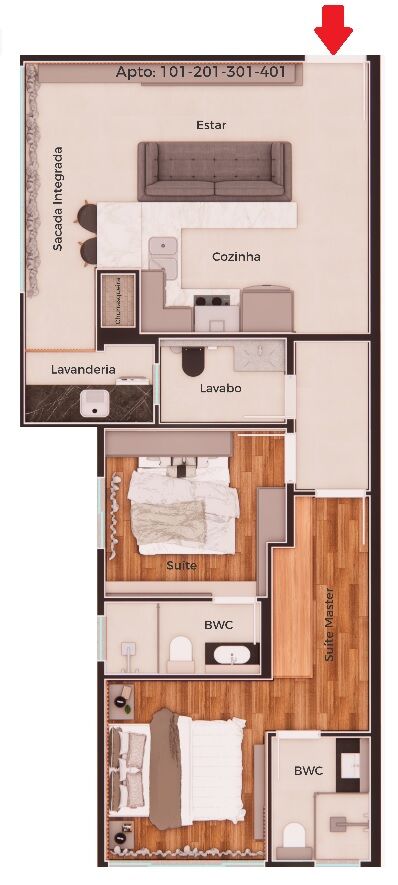 Apartamento à venda com 2 quartos, 74m² - Foto 13