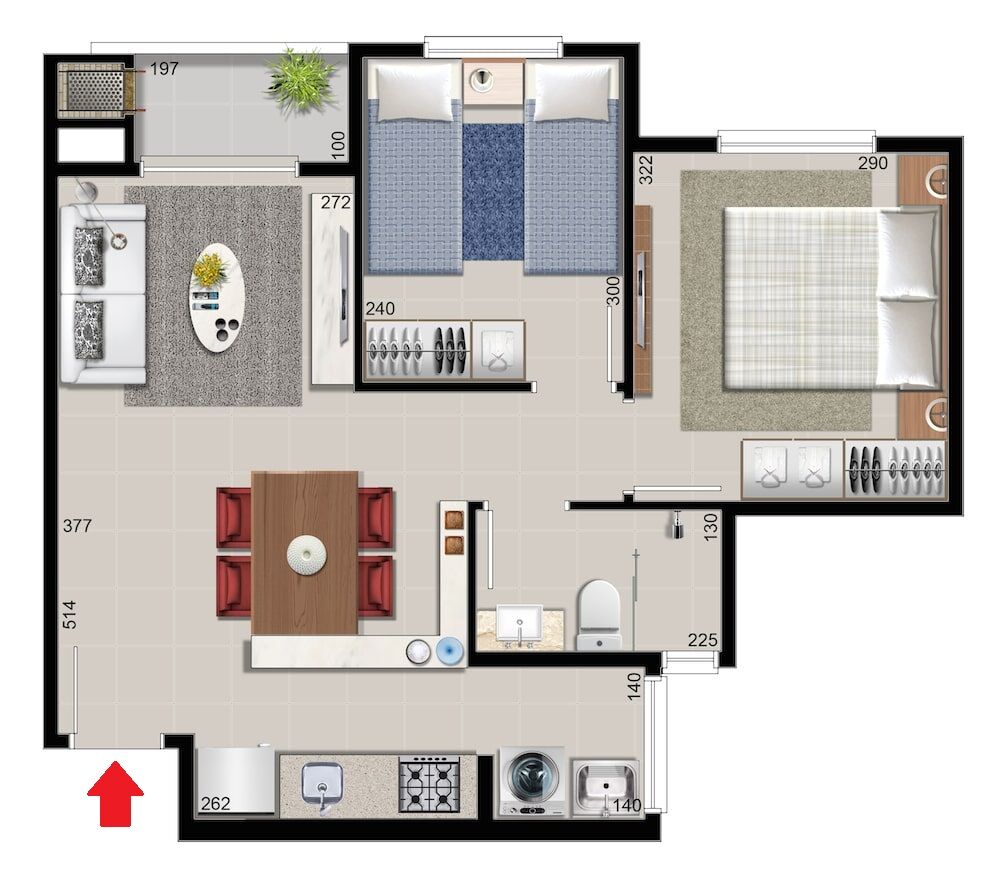 Apartamento à venda com 2 quartos, 51m² - Foto 14