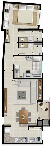 Apartamento à venda com 2 quartos, 70m² - Foto 13