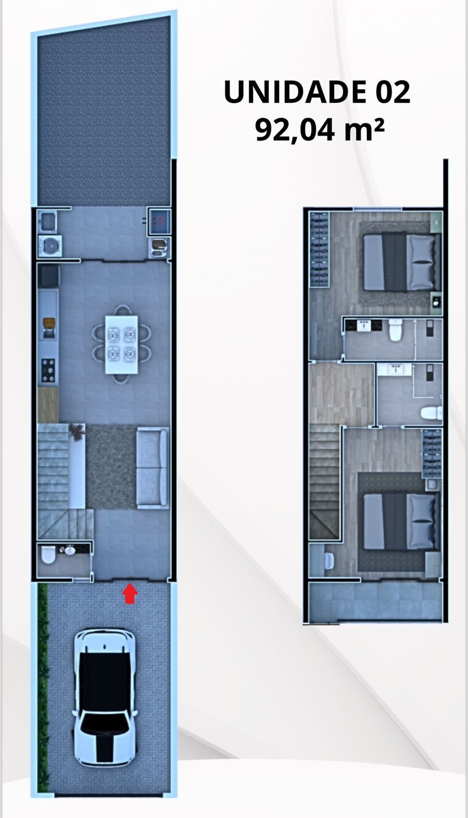 Sobrado, 2 quartos, 92 m² - Foto 7