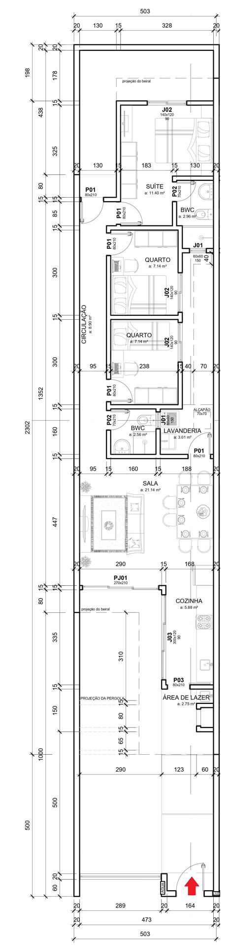 Sobrado, 3 quartos, 84 m² - Foto 7