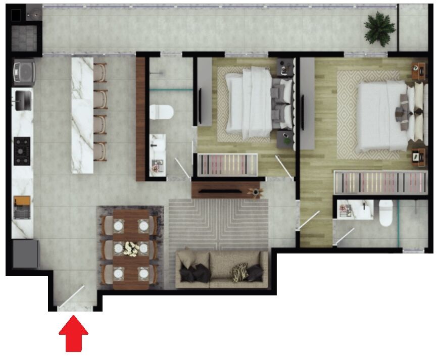 Apartamento à venda com 3 quartos, 110m² - Foto 10