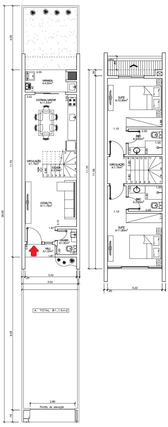 Sobrado à venda com 2 quartos, 81m² - Foto 9