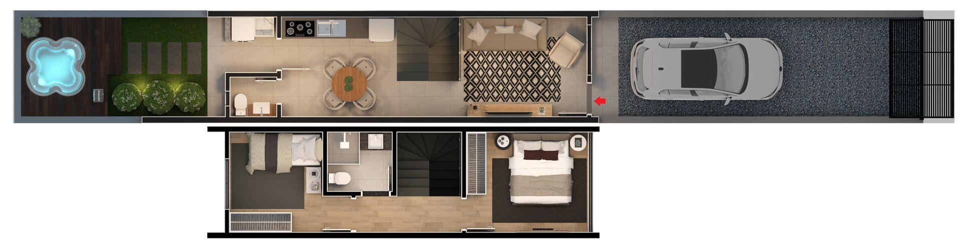 Sobrado, 2 quartos, 62 m² - Foto 8