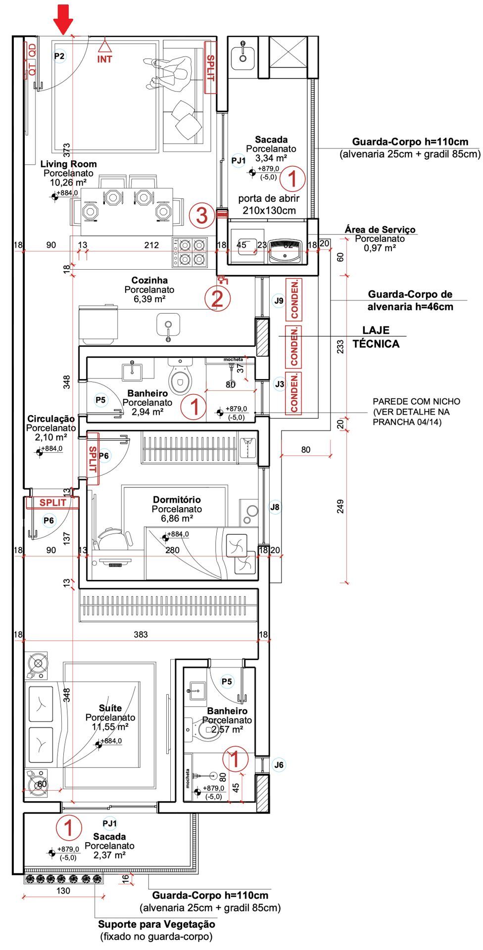 Apartamento, 2 quartos, 61 m² - Foto 14