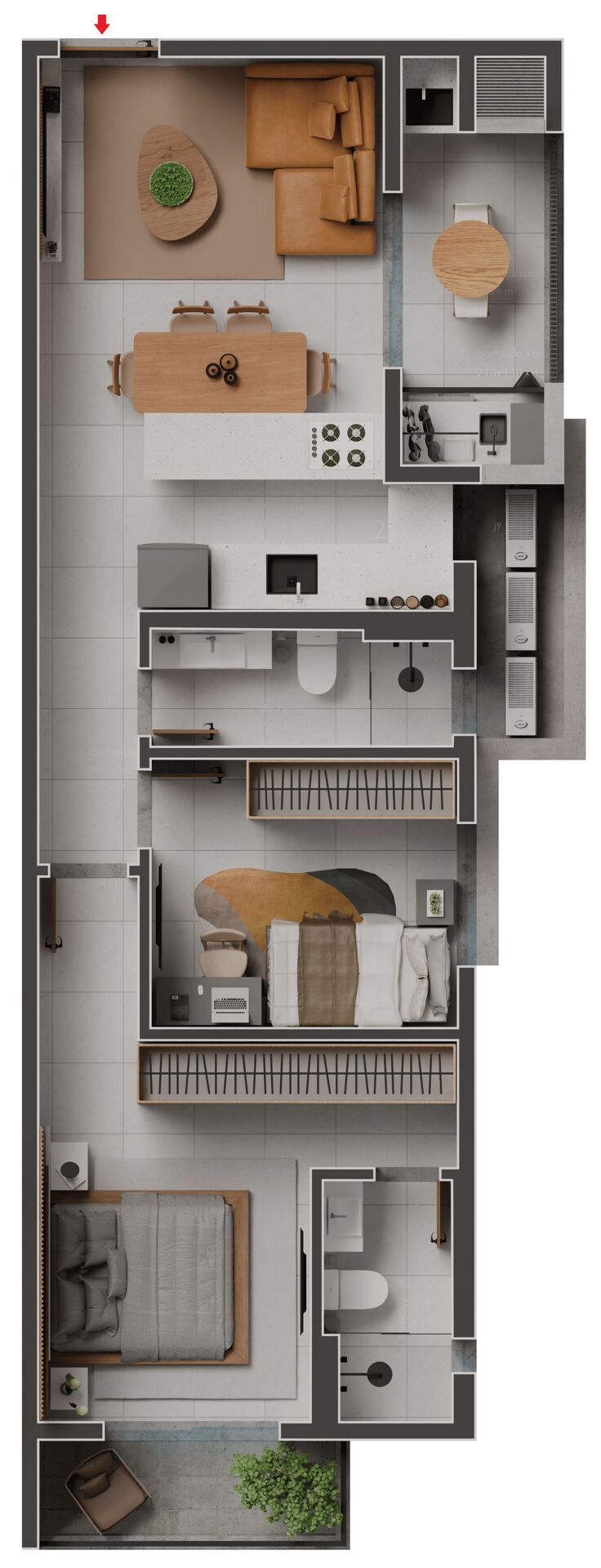 Apartamento, 2 quartos, 61 m² - Foto 13