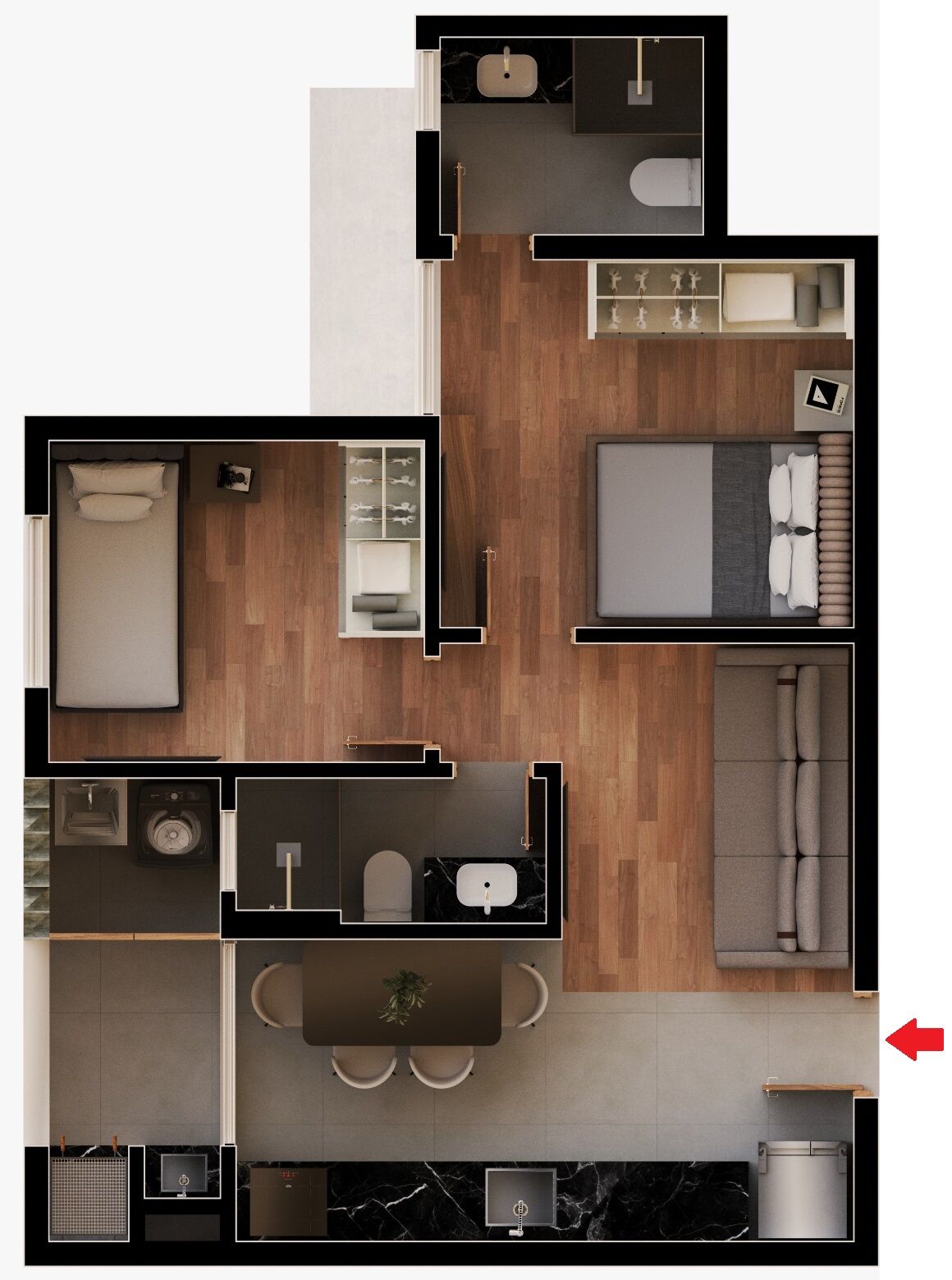 Apartamento à venda com 2 quartos, 49m² - Foto 10