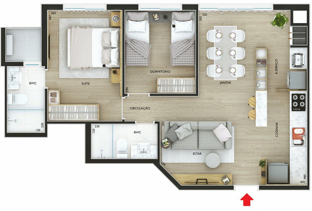 Apartamento à venda com 2 quartos, 63m² - Foto 20