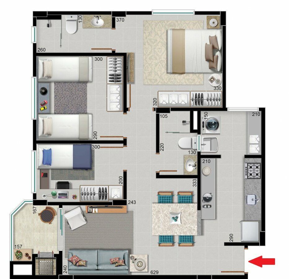 Apartamento à venda com 3 quartos, 72m² - Foto 17