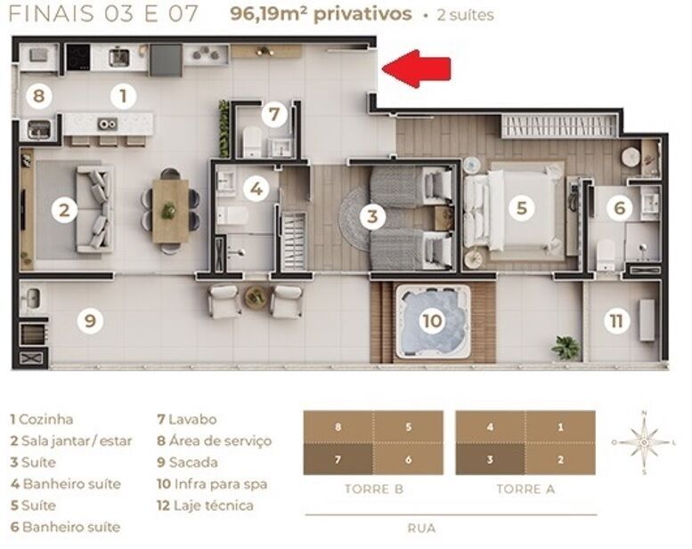 Apartamento, 2 quartos, 96 m² - Foto 13