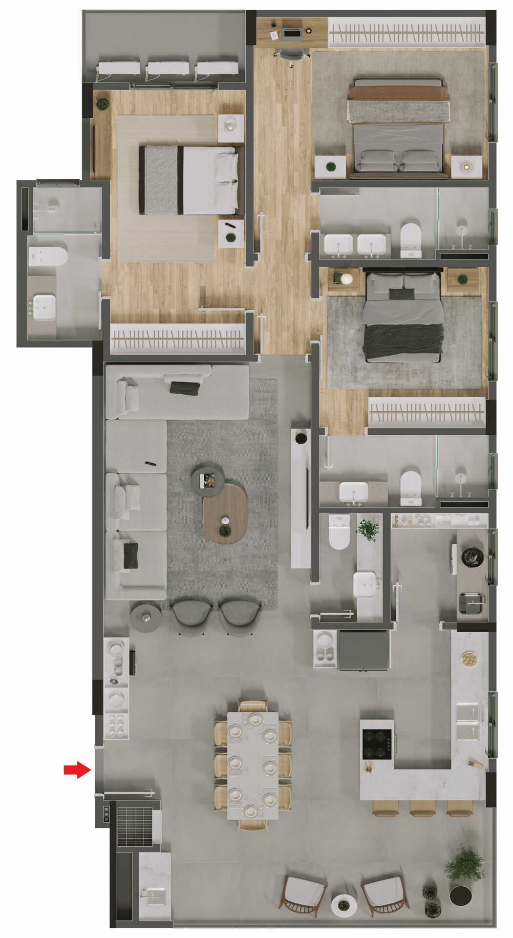 Apartamento, 3 quartos, 130 m² - Foto 8