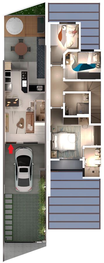 Sobrado, 3 quartos, 80 m² - Foto 12