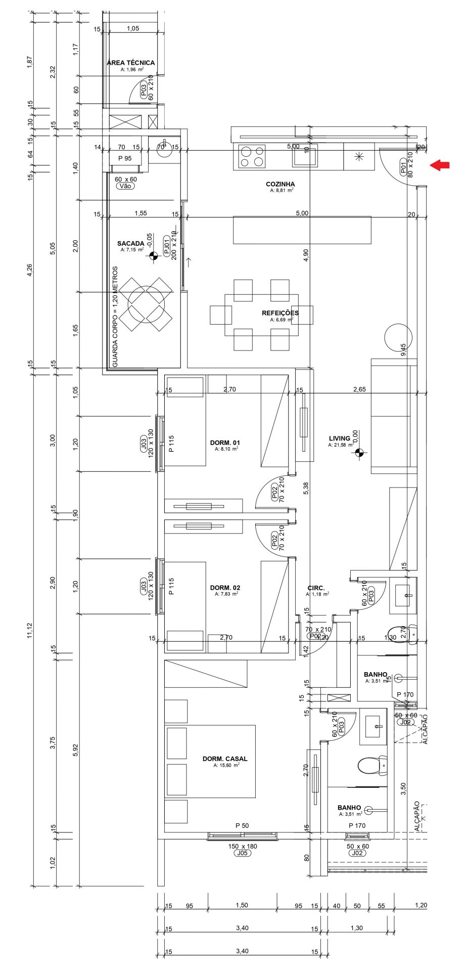 Apartamento à venda com 3 quartos, 100m² - Foto 13