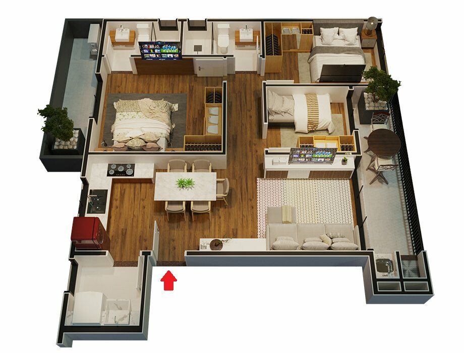 Apartamento à venda com 3 quartos, 81m² - Foto 7