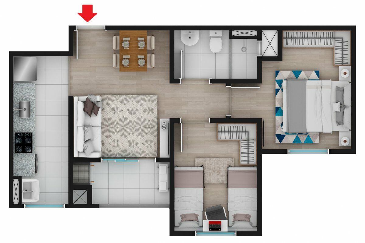 Apartamento à venda com 2 quartos, 50m² - Foto 13