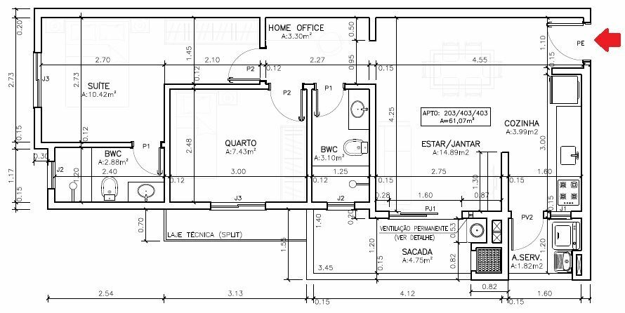 Apartamento à venda com 2 quartos, 61m² - Foto 15