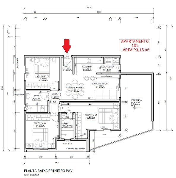 Apartamento, 3 quartos, 93 m² - Foto 4