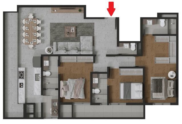 Apartamento à venda com 3 quartos, 126m² - Foto 17