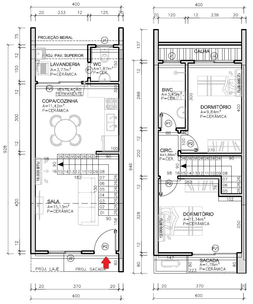 Sobrado à venda com 2 quartos, 74m² - Foto 3