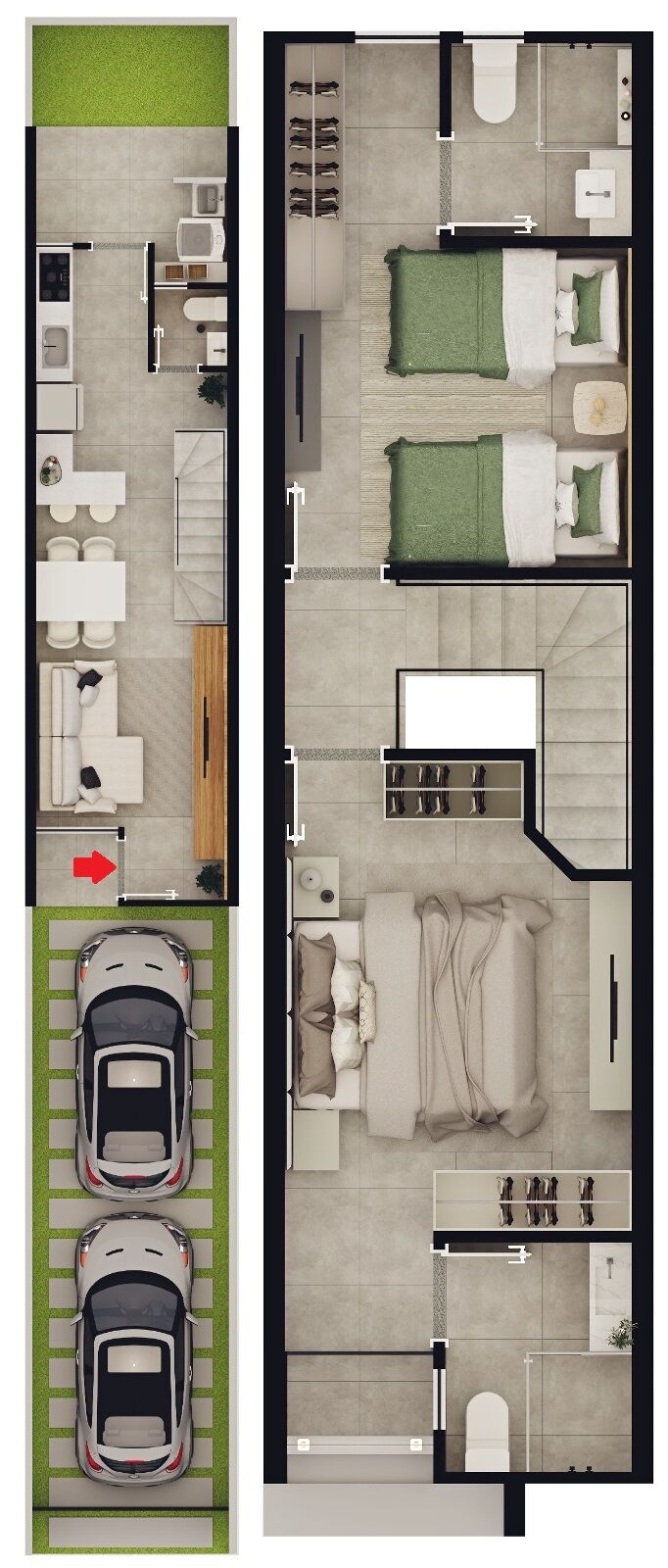 Sobrado, 2 quartos, 72 m² - Foto 11