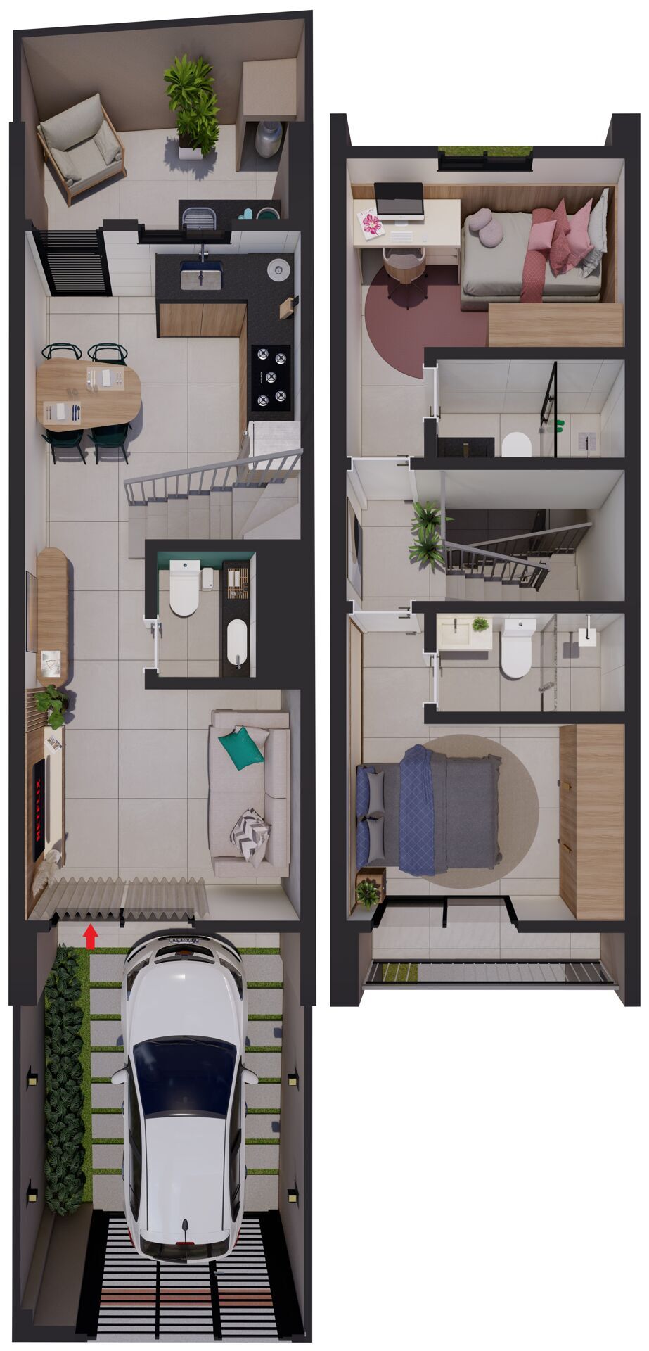 Sobrado, 2 quartos, 72 m² - Foto 5