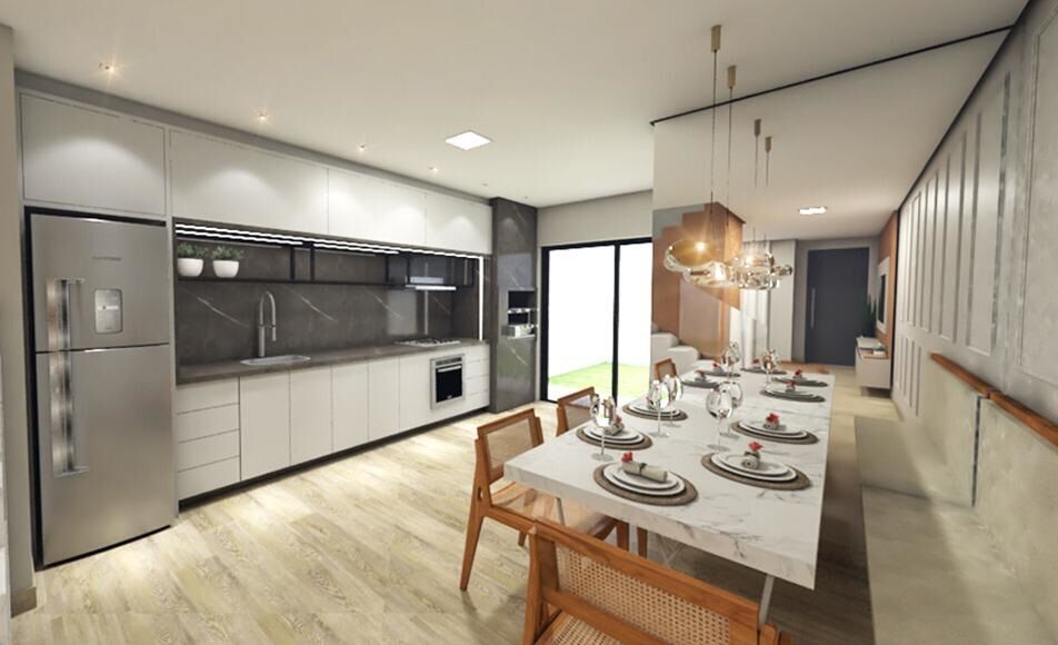 Sobrado, 3 quartos, 106 m² - Foto 2