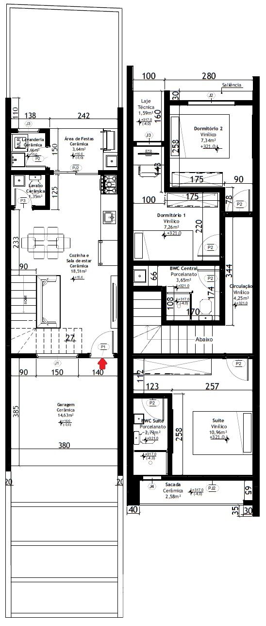 Sobrado, 3 quartos, 98 m² - Foto 7