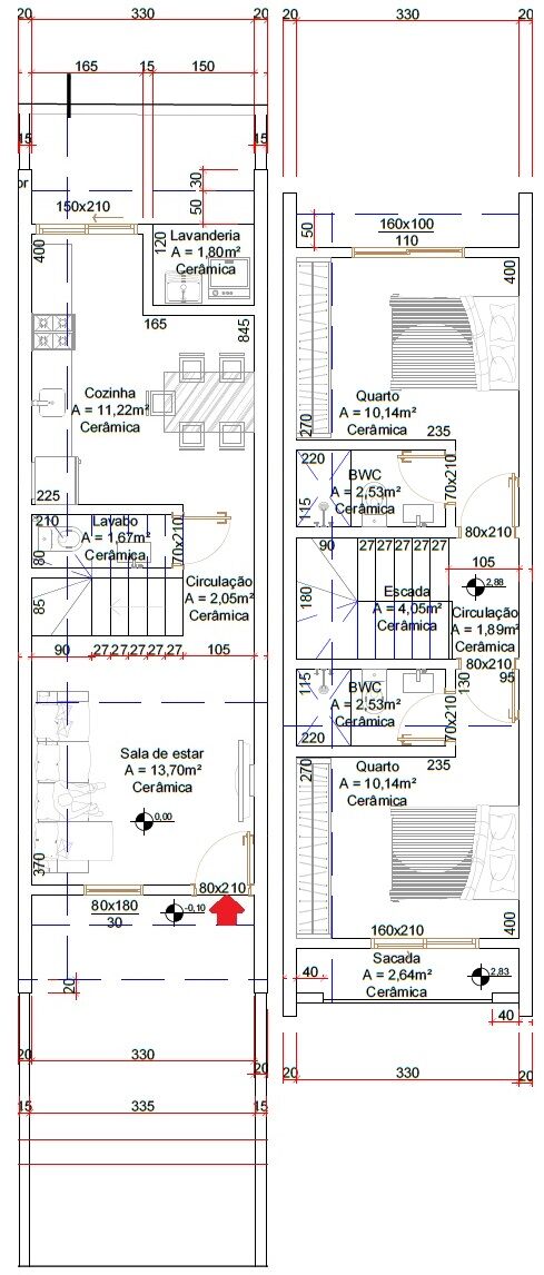 Sobrado à venda com 2 quartos, 76m² - Foto 11