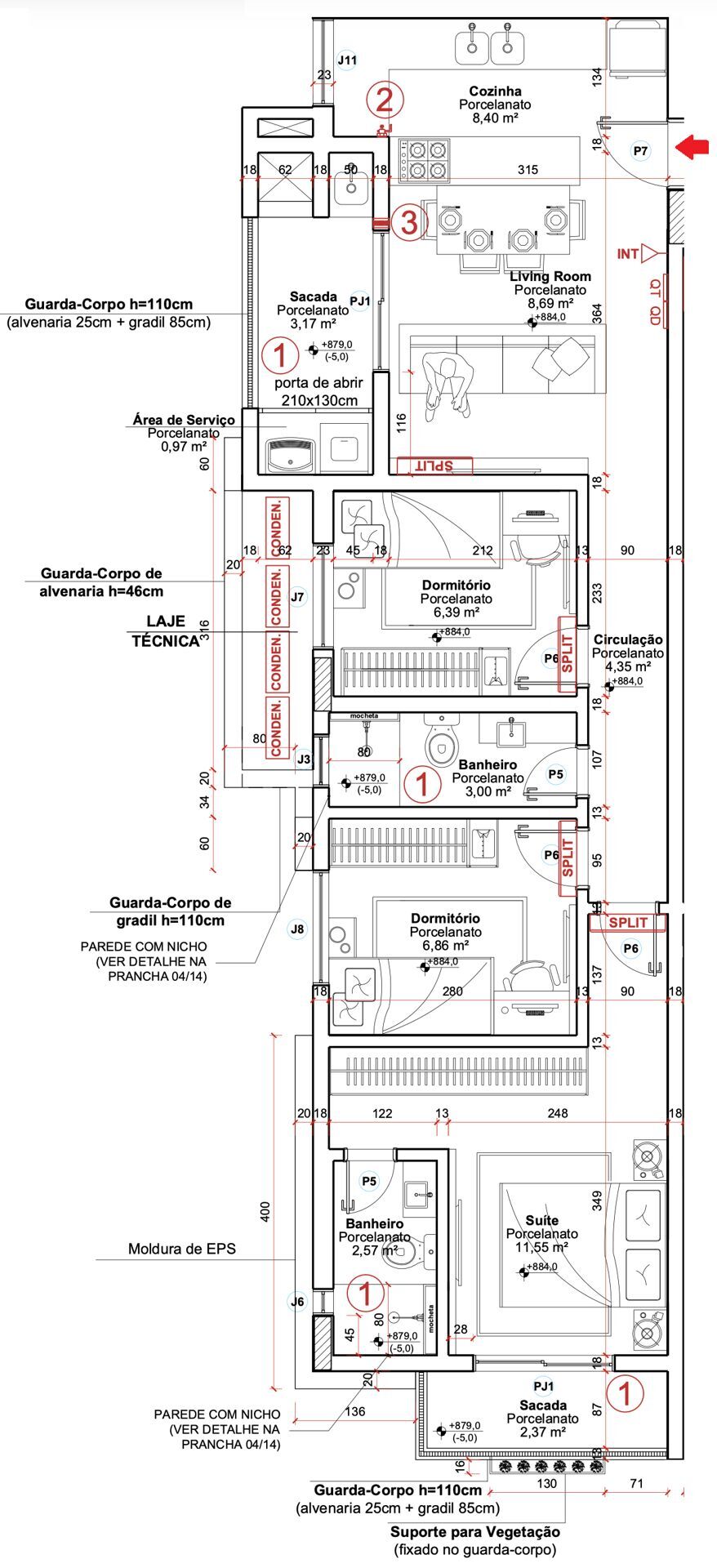 Apartamento, 3 quartos, 71 m² - Foto 14