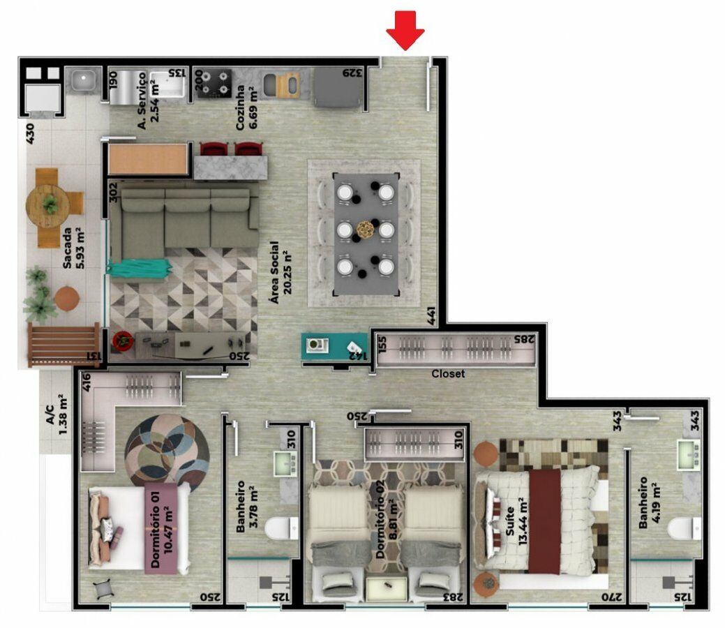 Apartamento à venda com 3 quartos, 86m² - Foto 16