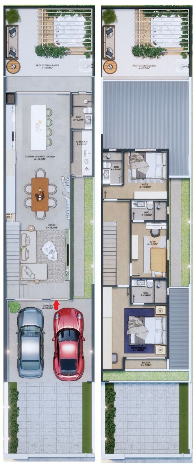 Sobrado, 3 quartos, 172 m² - Foto 17