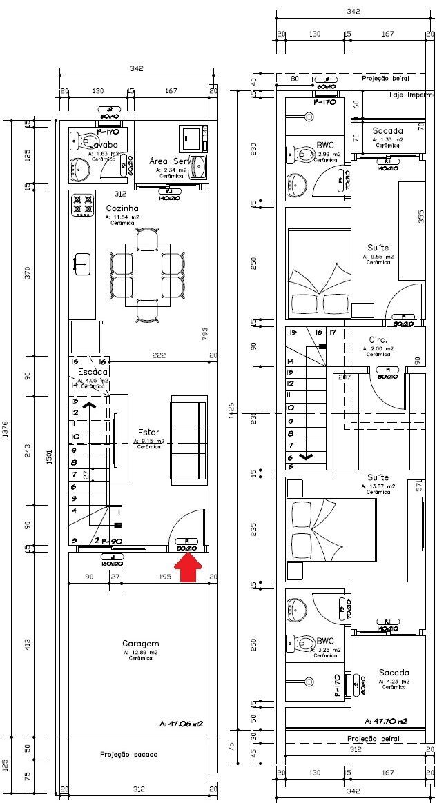 Sobrado, 2 quartos, 93 m² - Foto 17