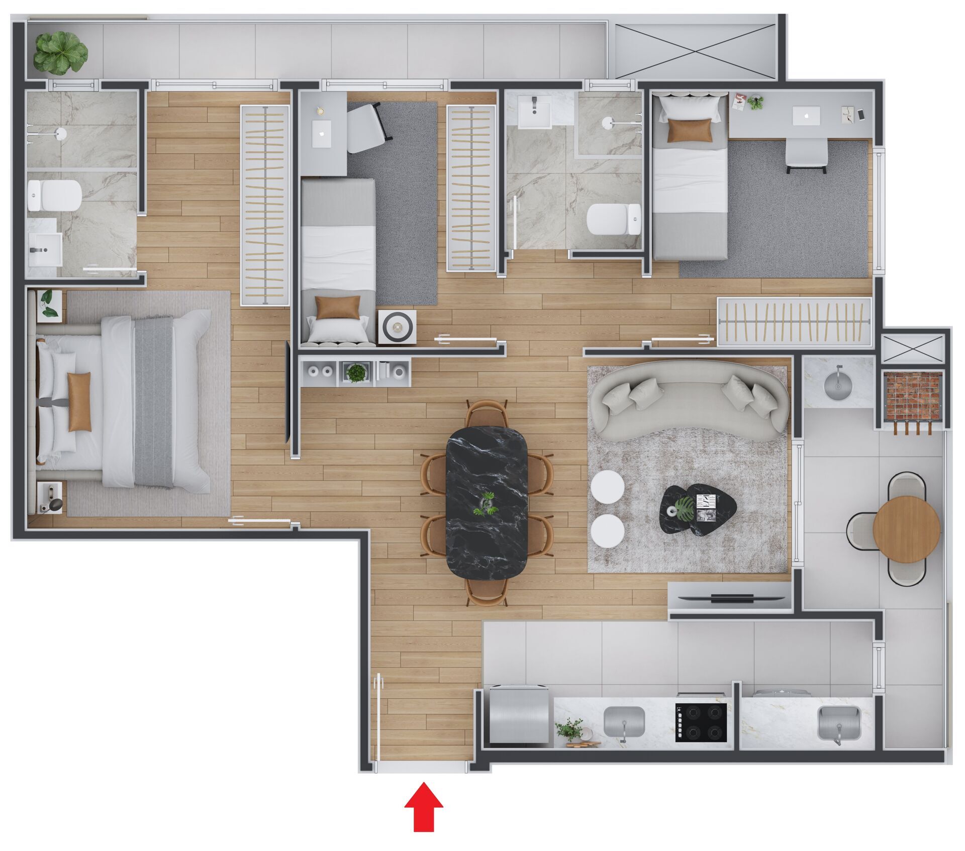 Apartamento, 3 quartos, 82 m² - Foto 15
