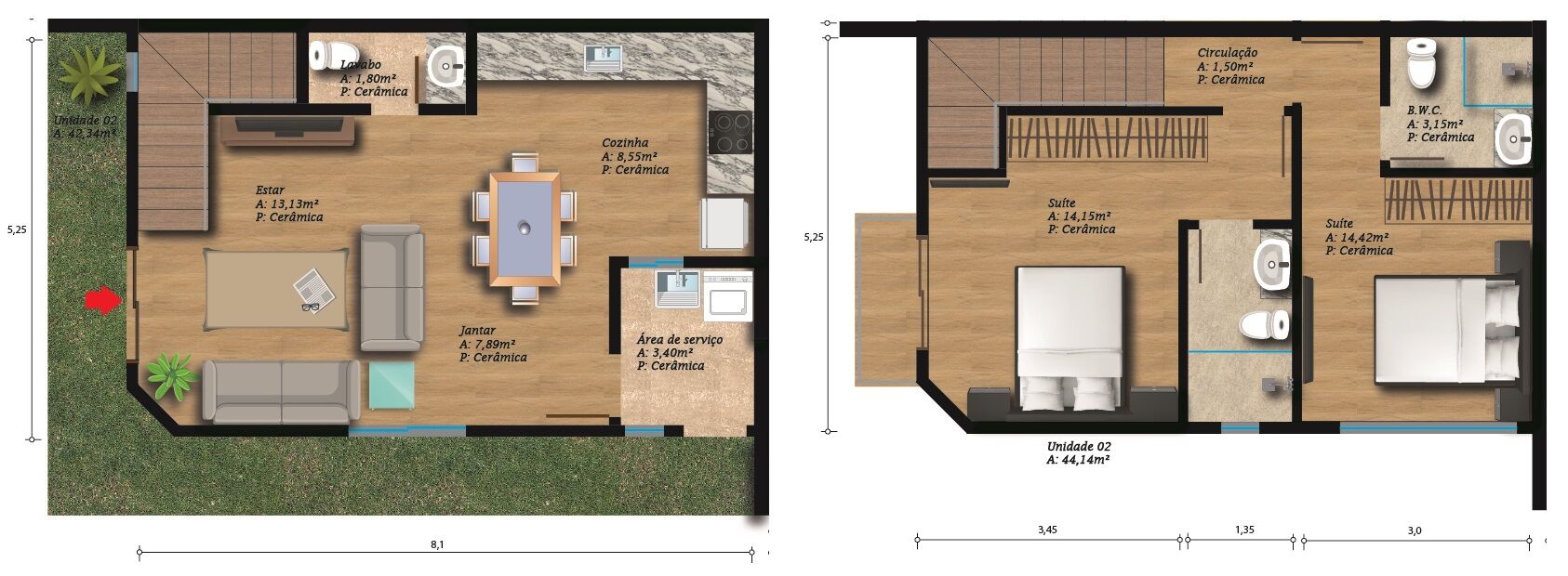 Sobrado, 2 quartos, 86 m² - Foto 15