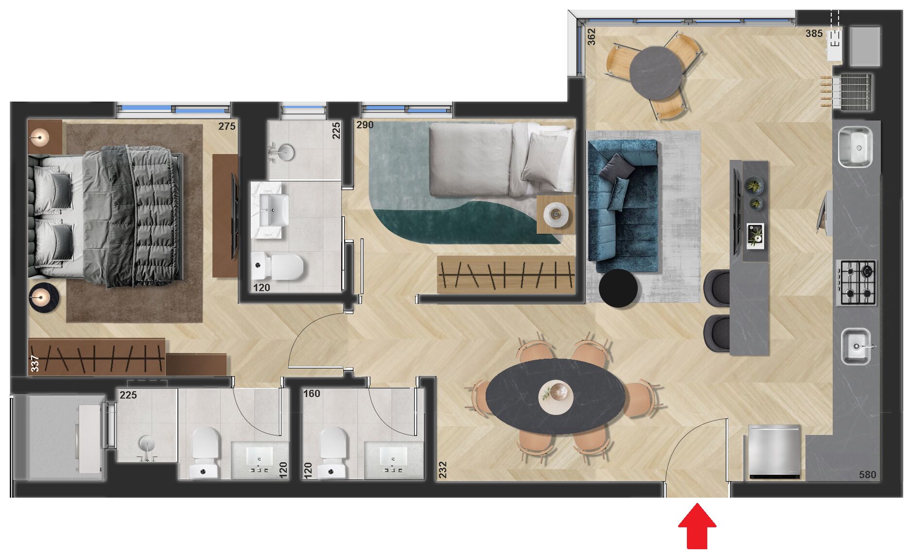 Apartamento à venda com 2 quartos, 65m² - Foto 11