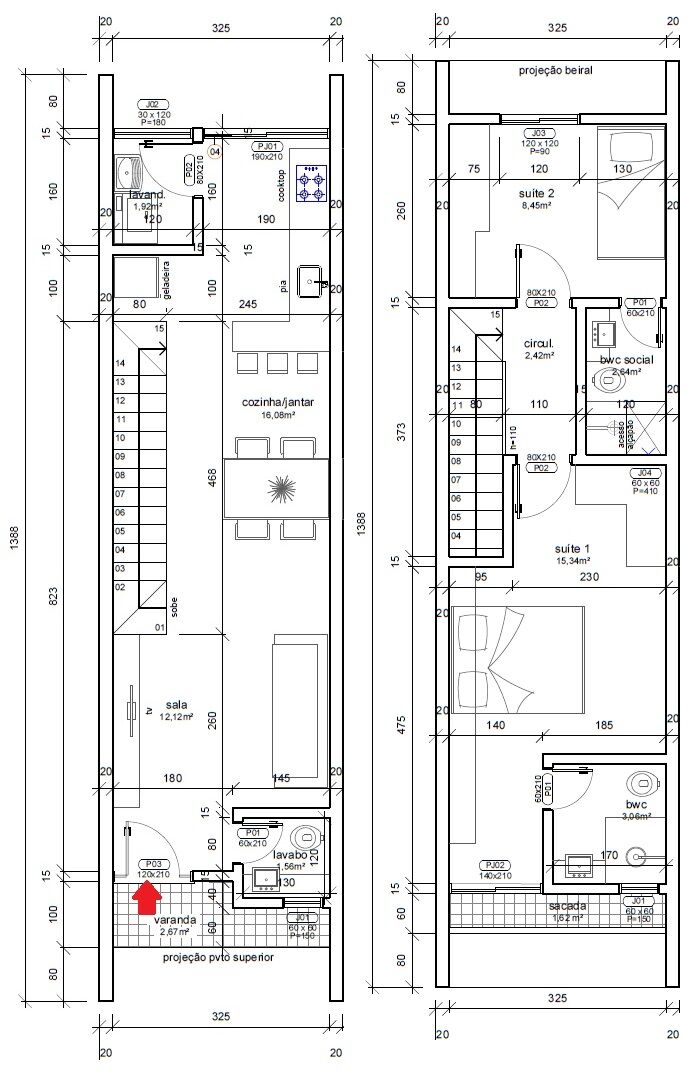 Sobrado à venda com 2 quartos, 85m² - Foto 17