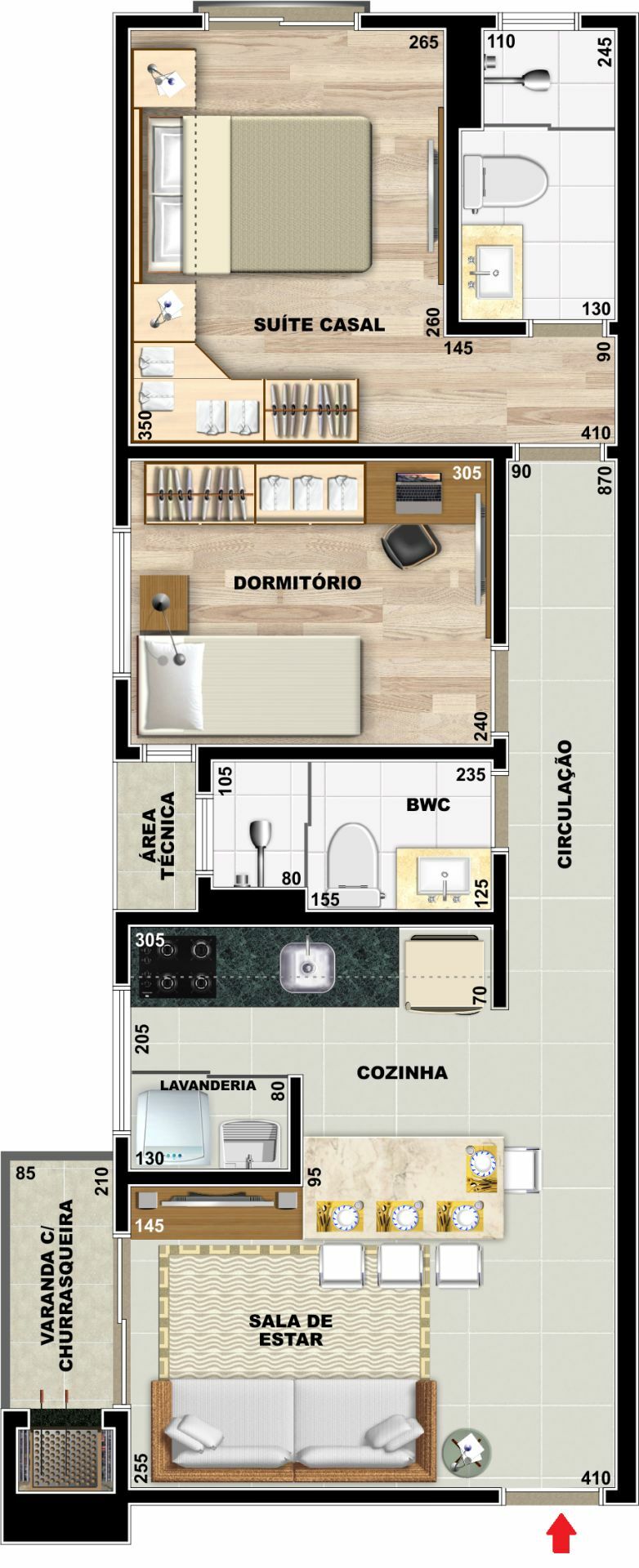 Apartamento à venda com 2 quartos, 58m² - Foto 16