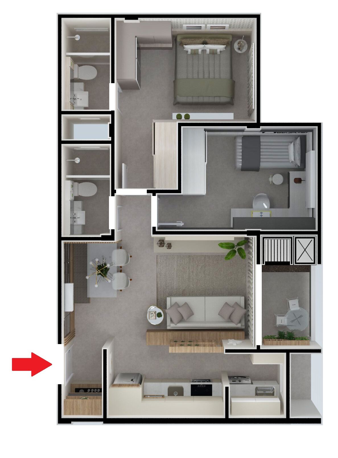 Apartamento à venda com 2 quartos, 66m² - Foto 16