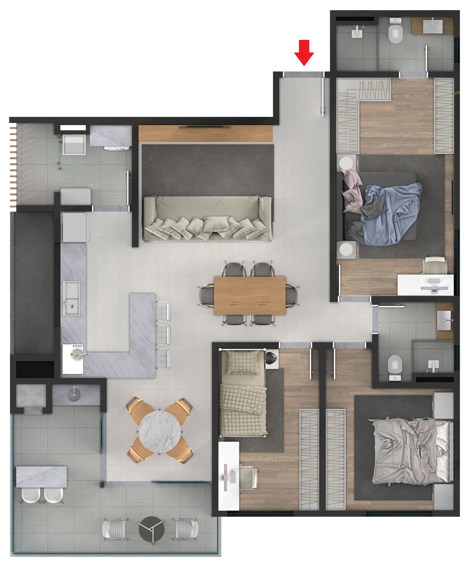 Apartamento, 3 quartos, 111 m² - Foto 15