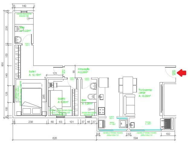 Apartamento, 2 quartos, 57 m² - Foto 11